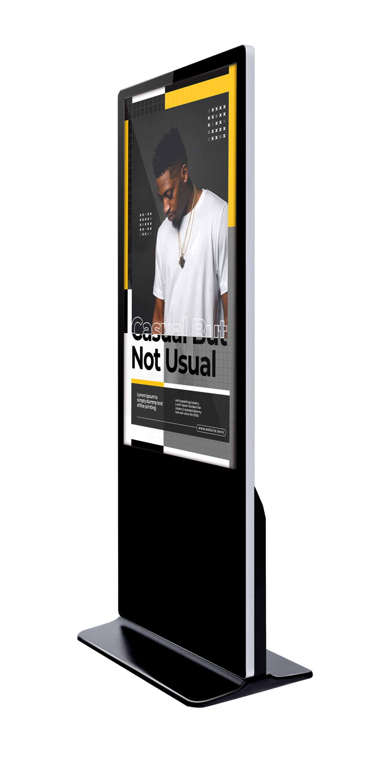 Floor Stand Digital Signage Display 32". 43", 50", 55", 65"(Android, Non-touch, shipping included)